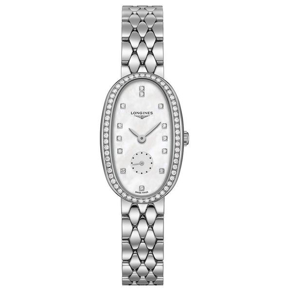 Longines Women's L23060876 'Symphonette' Diamond Stainless Steel Watch. Opens flyout.