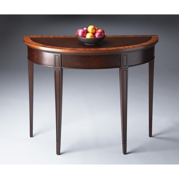 Butler Hampton Cherry Nouveau Demilune Console Table On Butler Hampton Cherry Nouveau Demilune Console Table