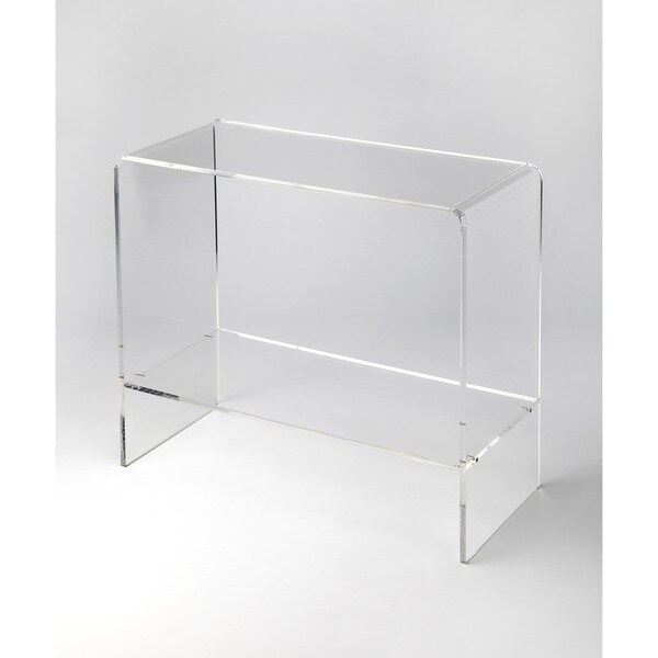 Butler Crystal Clear Acrylic Rectangular Console Table Free Butler Crystal Clear Acrylic Rectangular Console Table