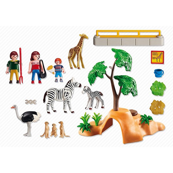 playmobil wild animal enclosure