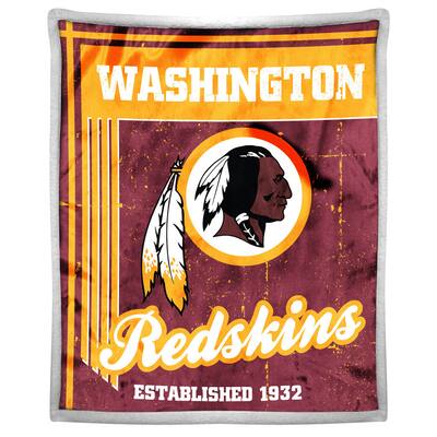 NFL 192 Redskins Mink Sherpa Throw