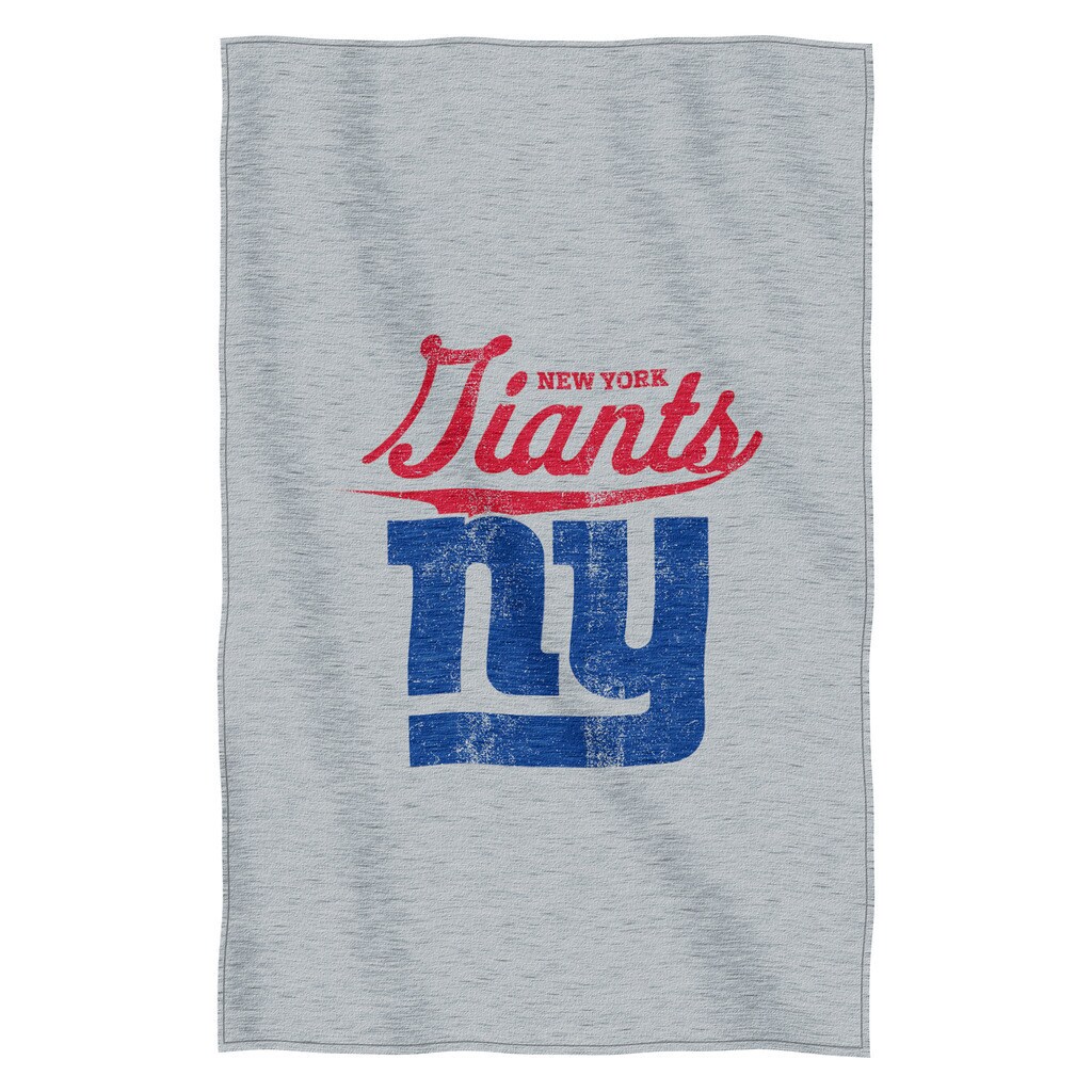 NFL 100 NY Giants Sweatshirt Throw Overstock 12089539