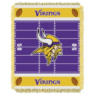 NFL 04401 Vikings Field Baby Throw