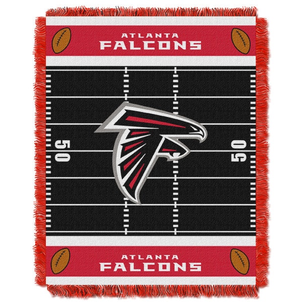 slide 1 of 1, NFL 04401 Atlanta Falcons Field Baby Throw