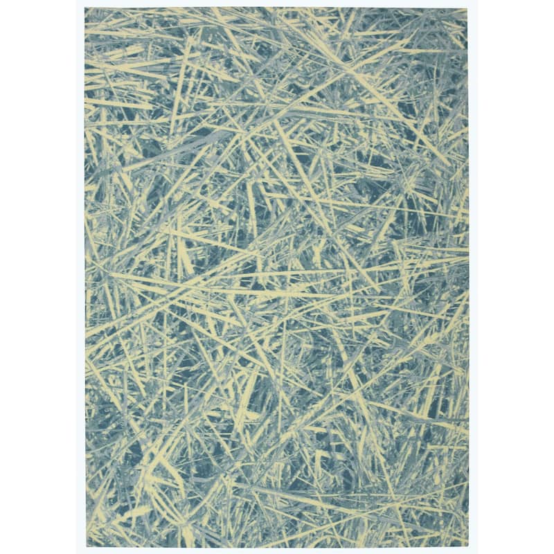 Nourison Coastal Indoor/Outdoor Area Rug - 10' x 13' - Blue
