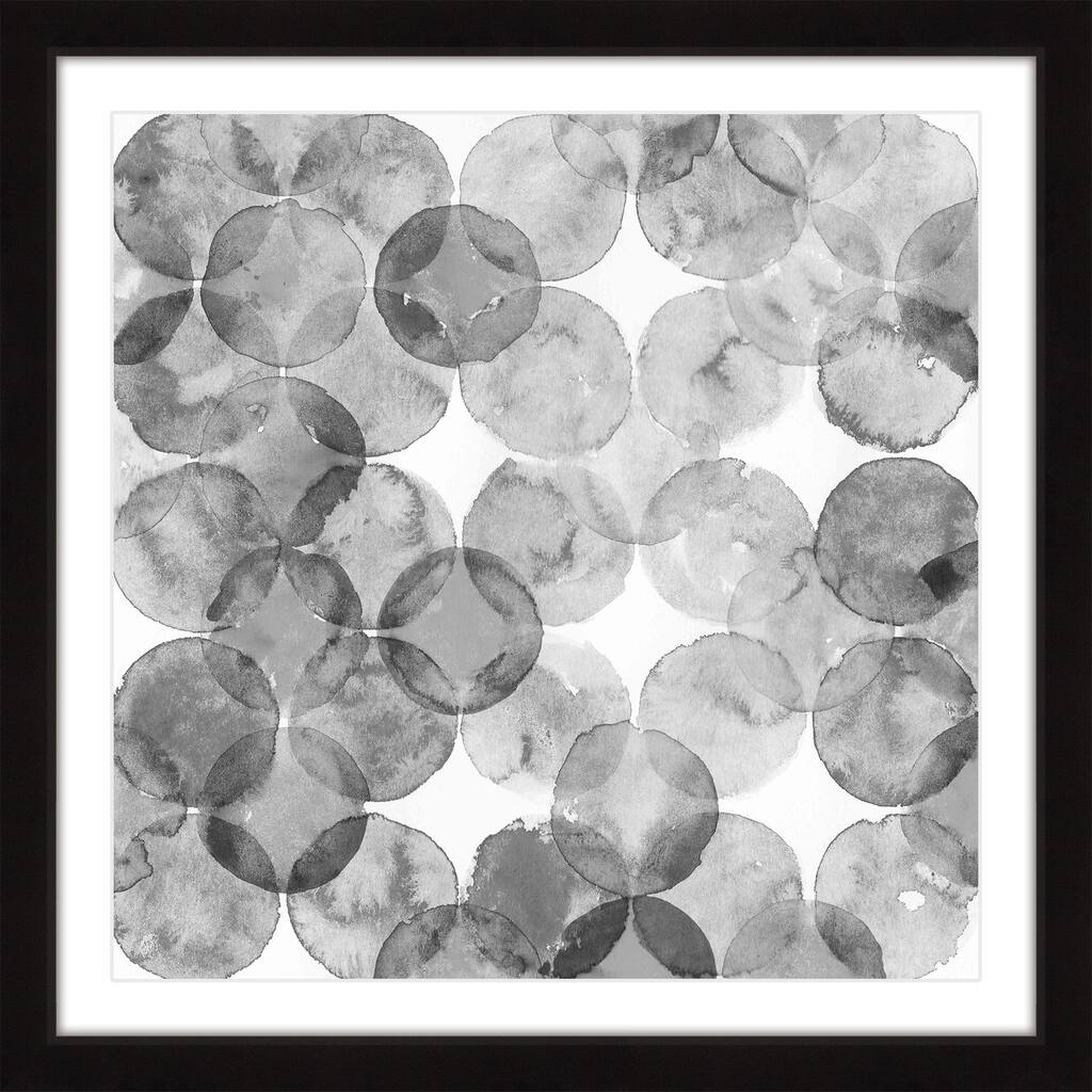 Marmont Hill 'Bubble Dimension' Framed Painting Print