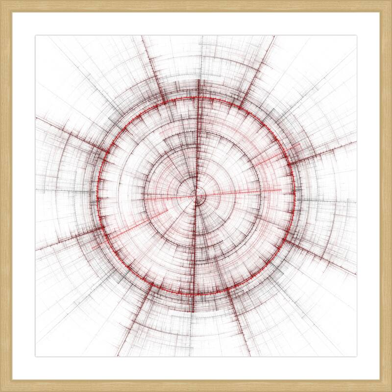 Marmont Hill 'Tremulous Sphere' Framed Painting Print
