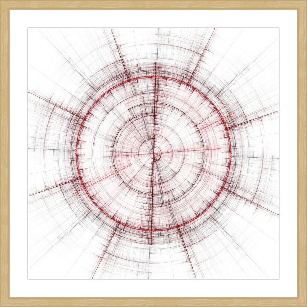 Marmont Hill 'Tremulous Sphere' Framed Painting Print