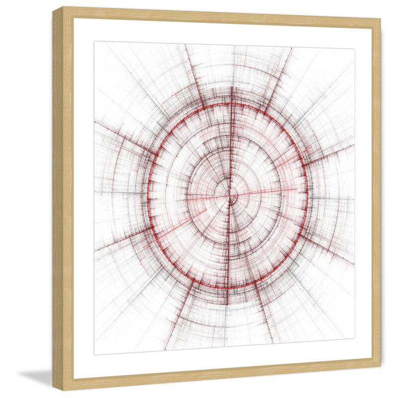 Marmont Hill 'Tremulous Sphere' Framed Painting Print