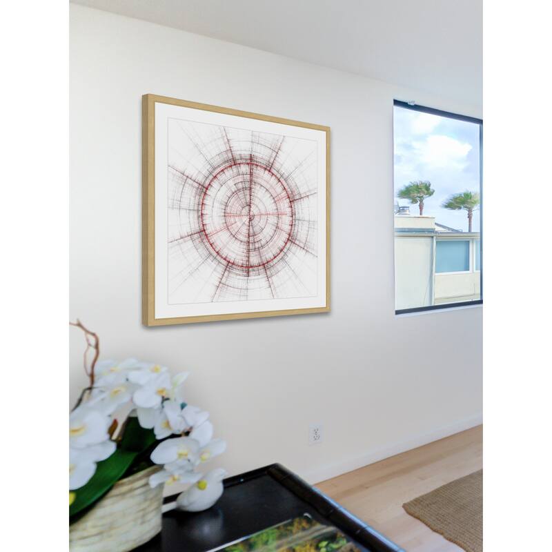 Marmont Hill 'Tremulous Sphere' Framed Painting Print