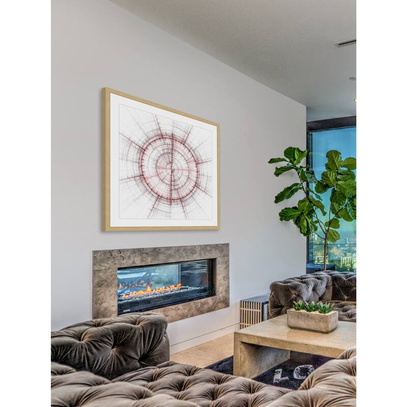 Marmont Hill 'Tremulous Sphere' Framed Painting Print