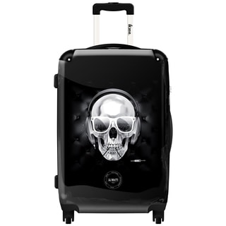 black skull luggage