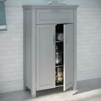 RiverRidge Somerset Collection Two-Door Floor Cabinet, Grey