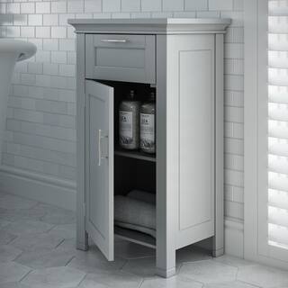 RiverRidge Somerset Collection Single Door Floor Cabinet, Gray