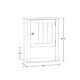 RiverRidge Ashland Collection with Single-Door Wall Cabinet - Thumbnail 5