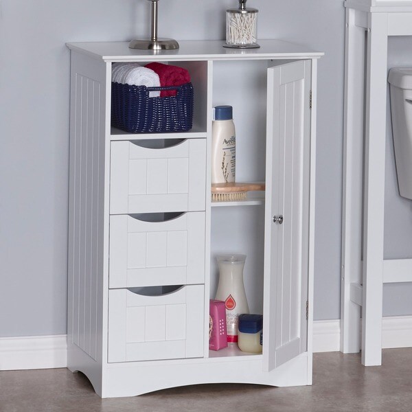 Riverridge Home Products Ashland Collection Painted 1 Door 3 Riverridge Home Products Ashland Collection Painted 1 Door 3 Drawer Floor Cabinet