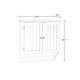 RiverRidge Ashland Collection 2-Door Wall Cabinet - Thumbnail 4