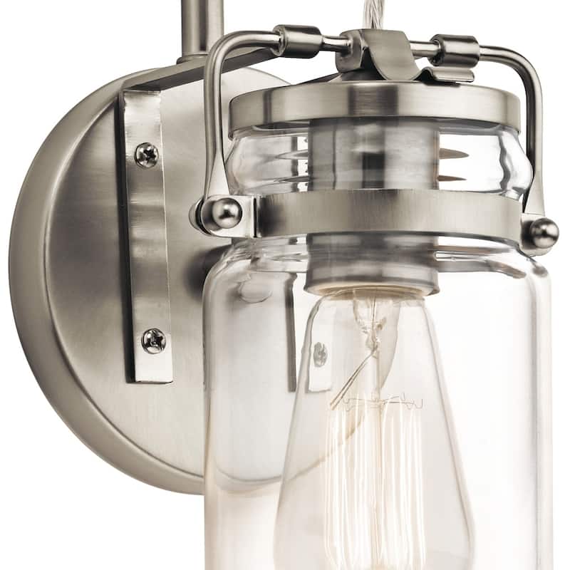 Kichler Lighting Brinley Collection 1-light Brushed Nickel Wall Sconce