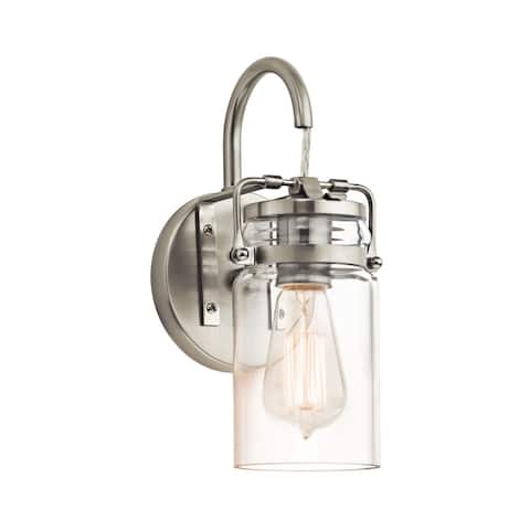 Kichler Lighting Brinley Collection 1-light Brushed Nickel Wall Sconce