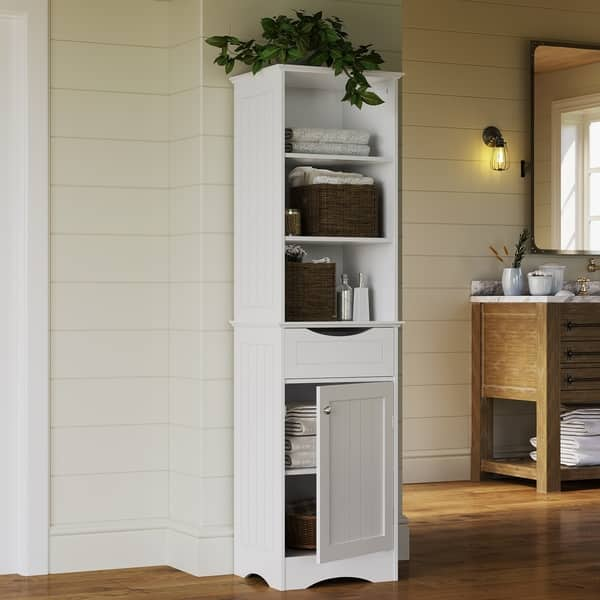 Shop Riverridge Ashland Collection Tall Cabinet On Sale Free