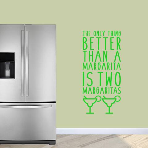 Two Margaritas 22 x 48-inch Wall Decal