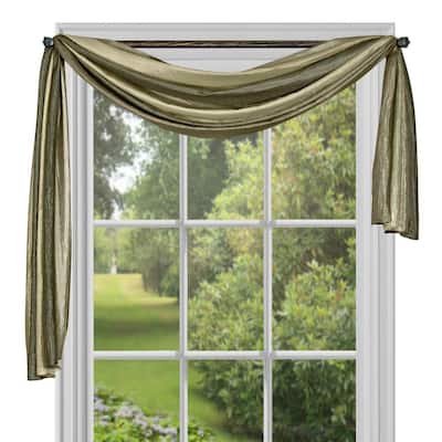 Achim Ombre Window Curtain Scarf - 50x144