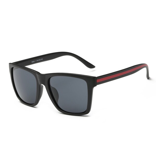 matte black square sunglasses