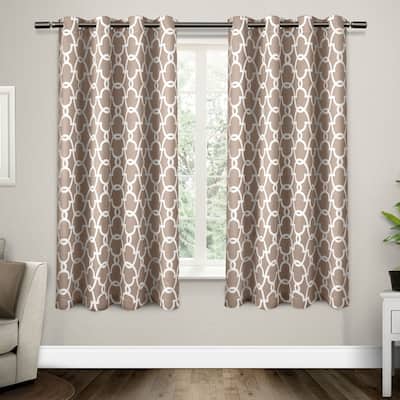 Buy Taupe Moroccan Curtains Drapes Online At Overstock Our