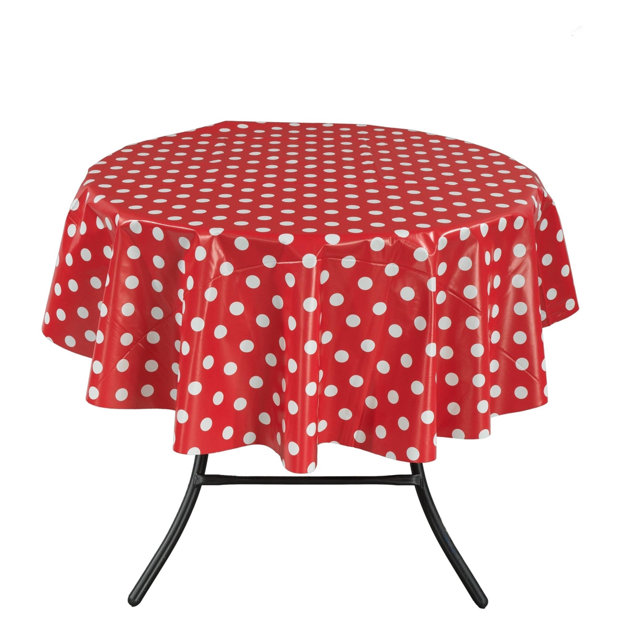 polka dot tablecloth