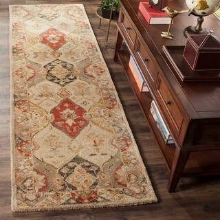 2 X 12 Runner Rugs For Less Safavieh Handmade Antiquity Beige Multi Wool Rug 2 3 X 12