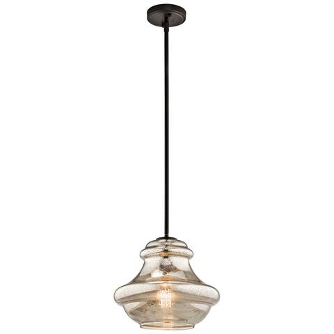 Kichler Everly 1-light Olde Bronze Pendant, 12-Inch Diameter