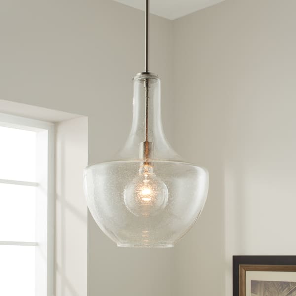 Kichler Lighting Everly Collection 1 Light Brushed Kichler Lighting Everly Collection 1 Light Brushed