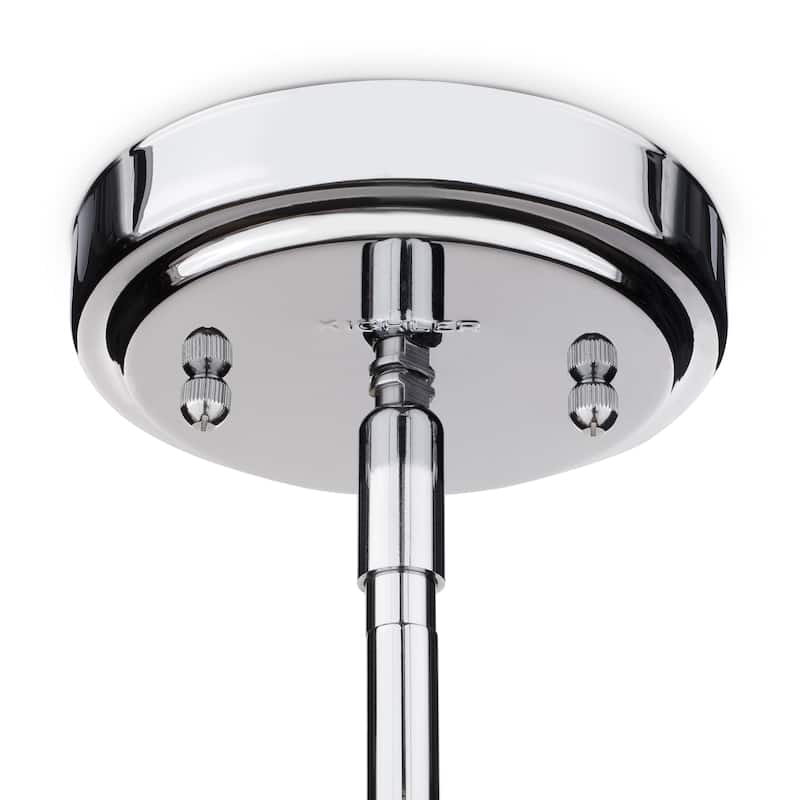 Kichler Lighting Everly Collection 1-light Chrome Pendant 8.75 inch Diameter