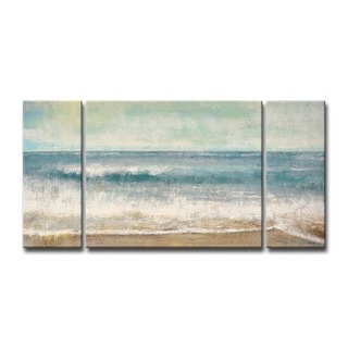 Studio 212 'through The Mist' 30x60-inch Textured Canvas Triptych Art 