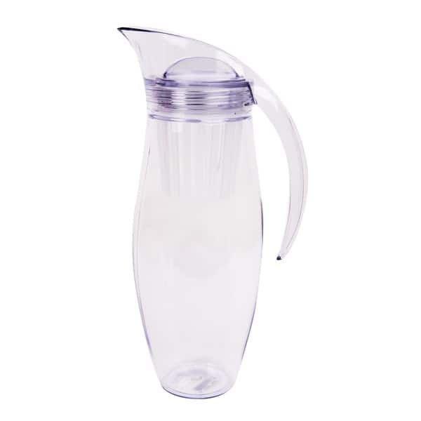 Clear Plastic Pitcher with Internal Strainer - Bed Bath & Beyond