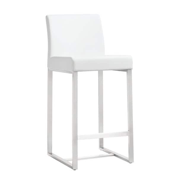Shop Denmark White Counter Stools Set Of 2 Overstock 12095205