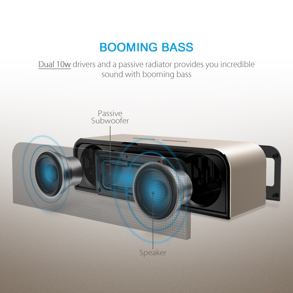 passive radiator bluetooth speaker