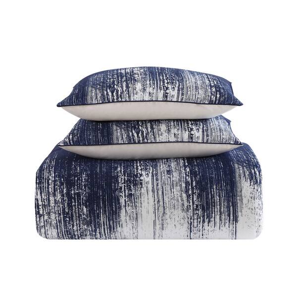 Shop Vince Camuto Lyon Two Tone Brushstroke Comforter Set Free