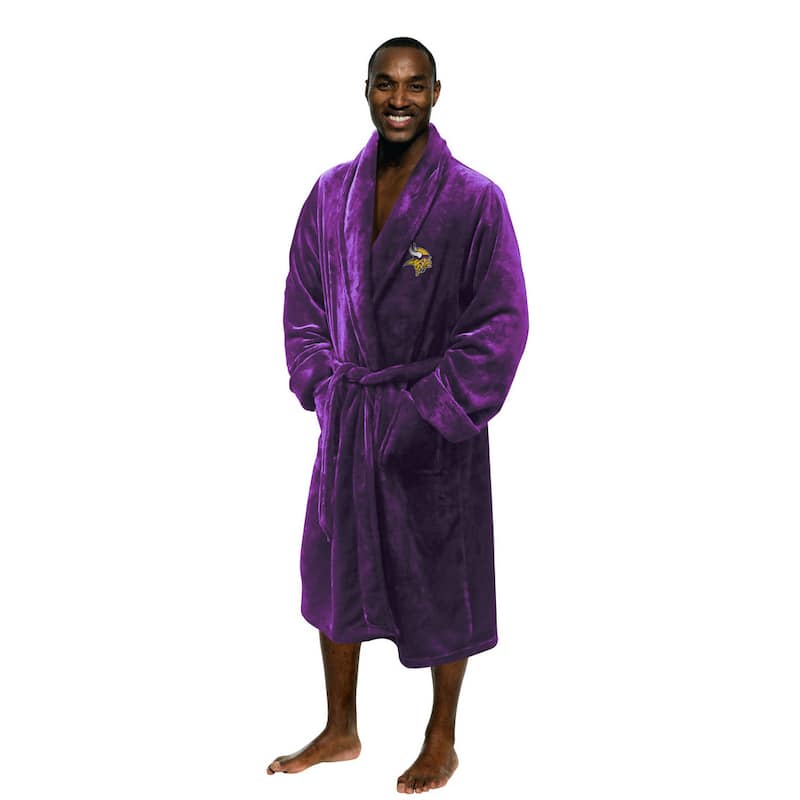 NFL Minnesota Vikings Men's L/XL Silk Touch Robe