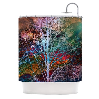 Kess InHouse Sylvia Cook 'Trees in the Night' Shower Curtain (69x70)