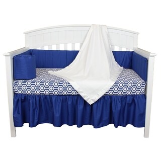 royal blue crib sheet