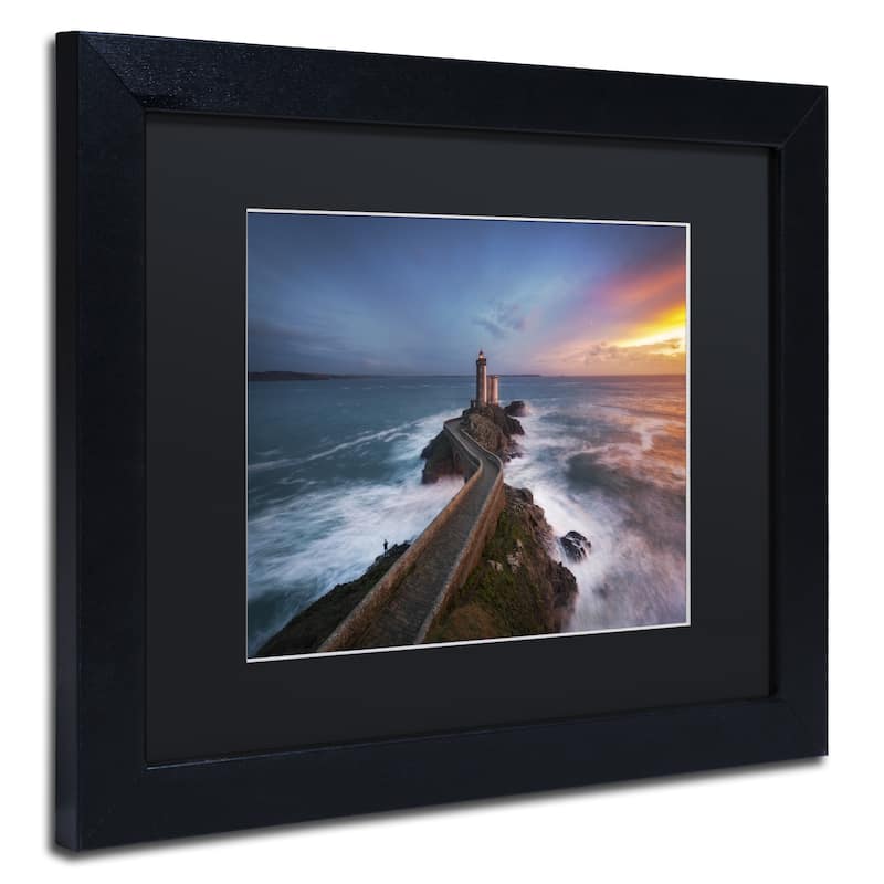 Mathieu Rivrin 'Red of Pleasure' Matted Framed Art