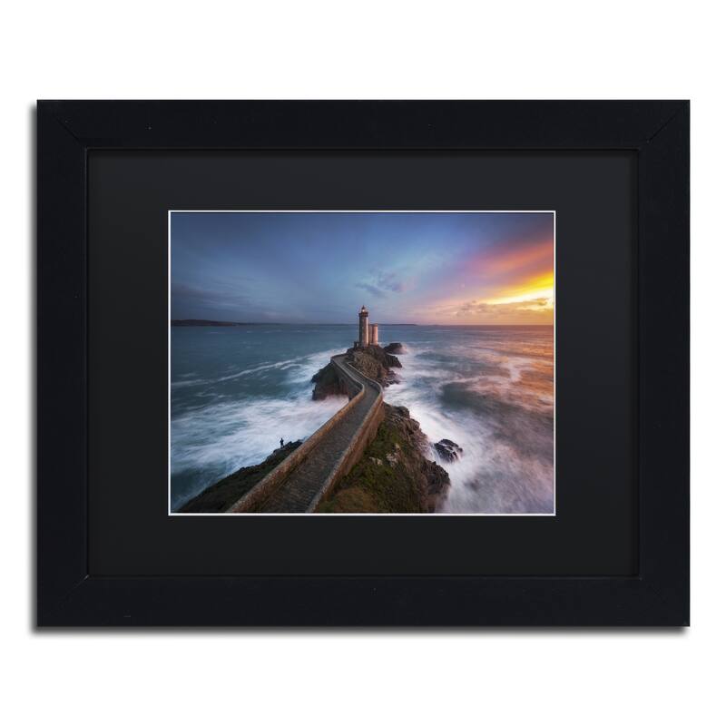 Mathieu Rivrin 'Red of Pleasure' Matted Framed Art