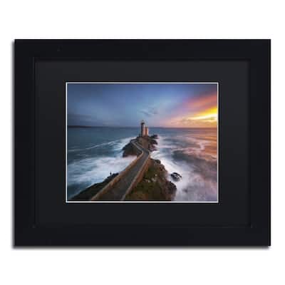 Mathieu Rivrin 'Red of Pleasure' Matted Framed Art
