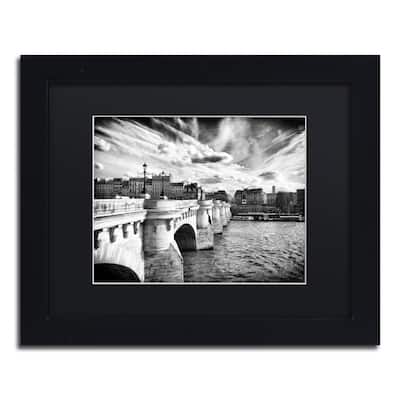 Philippe Hugonnard 'Paris Bridge' Matted Framed Art