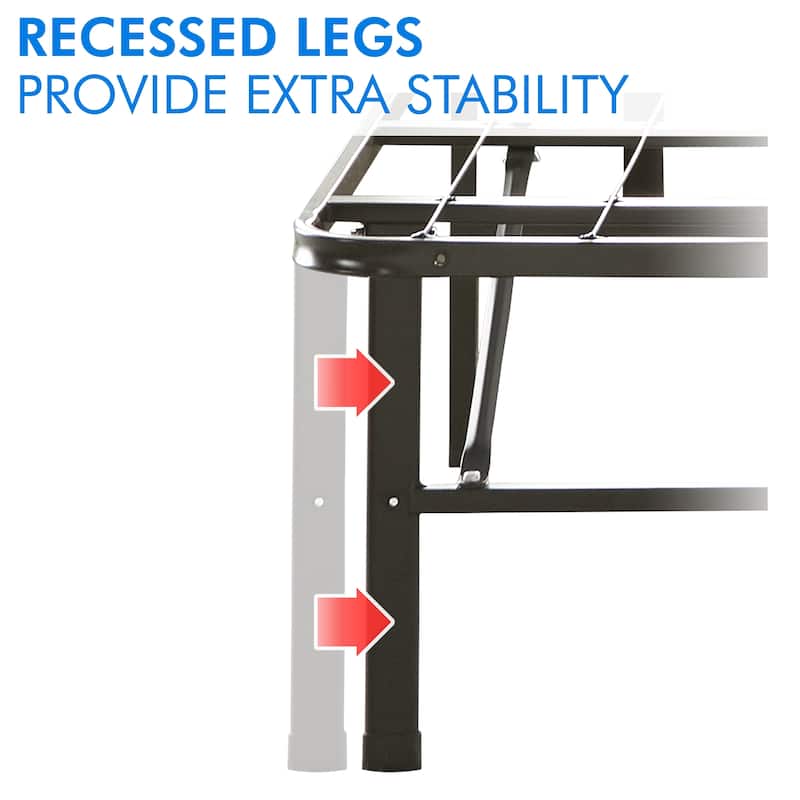 Sleep Sync 18-inch Queen Premium Platform Mattress Bed Frame