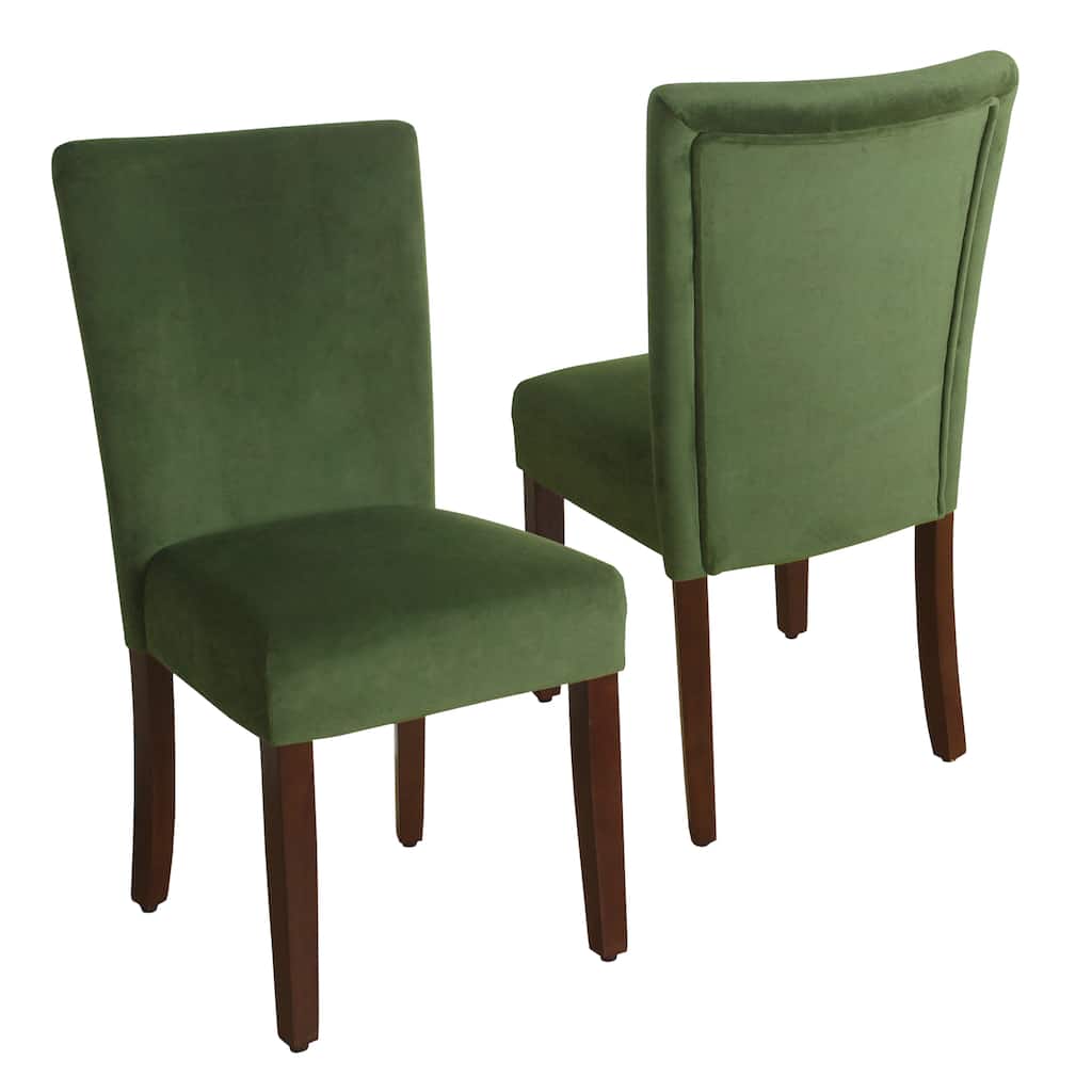 HomePop Velvet 2 Pack Parson Dining Chair
