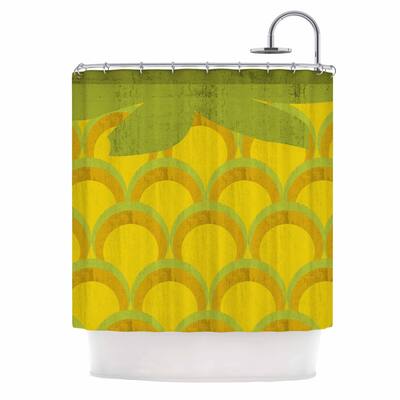 KESS InHouse Kathleen Kelly 'Pineapple' Shower Curtain (69x70) - 69 x 70