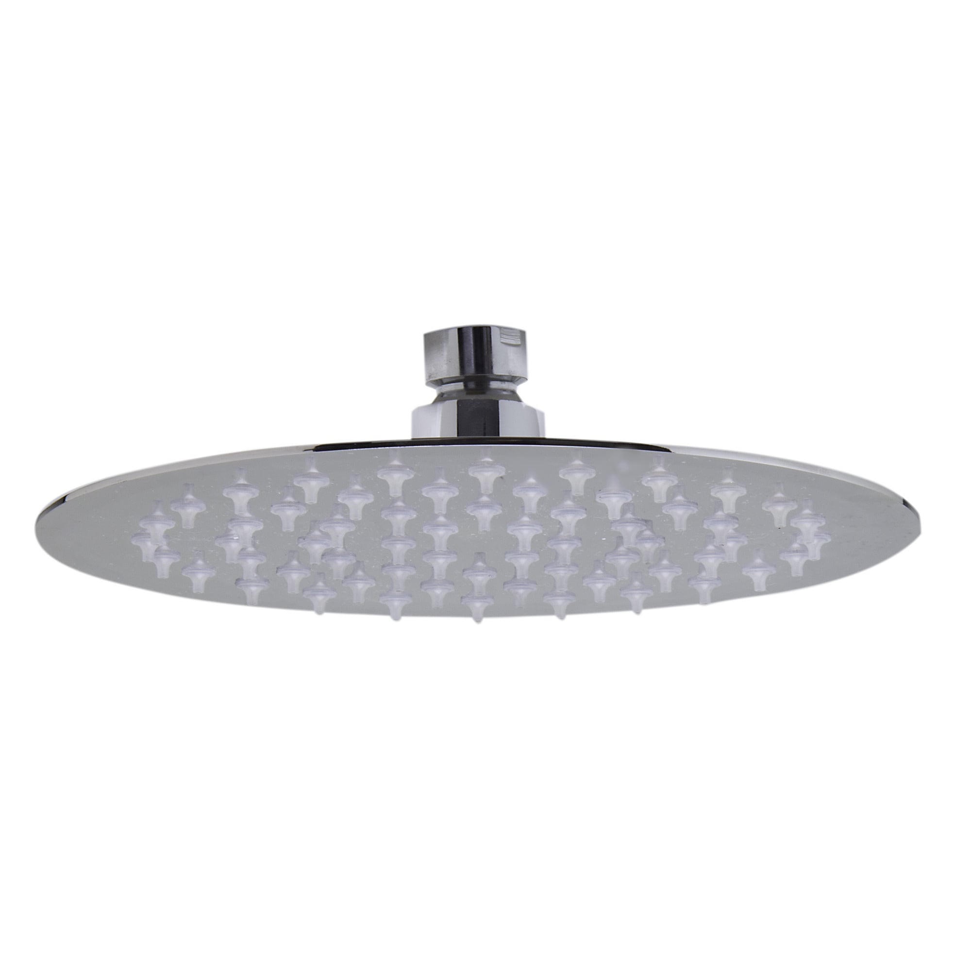 12inch Modern Shower Head Chrome Ultra Thin Top Ceiling Silver Overhead Rainfall
