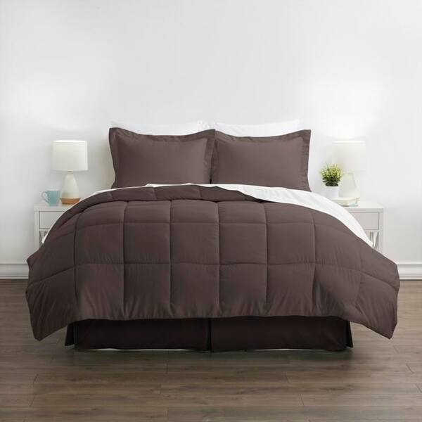 Simply Soft 8-piece Bed-in-a-Bag - Chocolate - California King